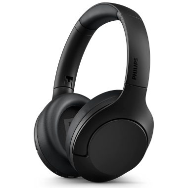 Philips TAH8506BK Wireless On-Ear Headphones Black 60 Hour Playtime Noise Cancellation Pro