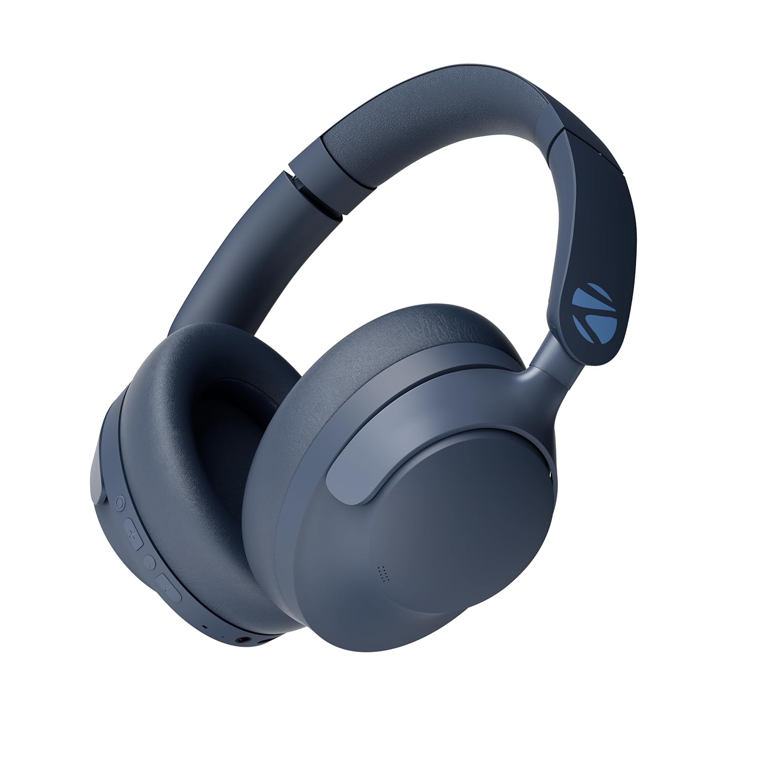 Zebronics Silencio 111 Blue Wireless Over Ear Headphones with 50dB Hybrid ANC and 55 Hrs Battery