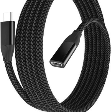 Basesailor 3.3FT USB-C 3.1/3.2 Gen2 10Gbps Extension Cable Male to Female for Magsafe Charger MacBook iPad Kindle iPhone 15/16 Pro Max