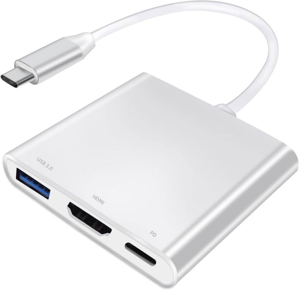 100W PD 4K USB C Hub Multiport HDMI Adapter with USB-A 3.0 Port for MacBook and More