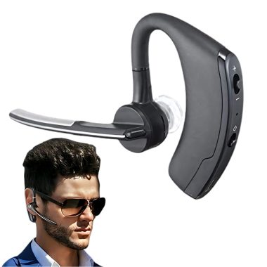 Drumstone Wireless Bluetooth V5.0 Earpiece with Mic, 15 Year Warranty, Noise Cancellation for Sports