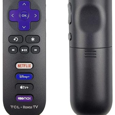 TCL Roku Smart TV Replacement Remote 2023 Model Renewed Netflix Disney+ Apple TV+ HBO Max