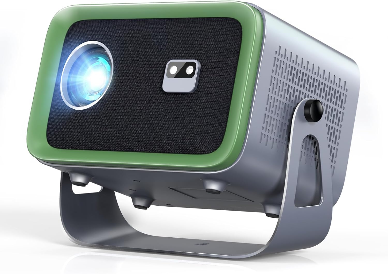 Portable 4K WiFi Bluetooth Movie Projector 200 ANSI with Auto Focus Keystone 360° Rotation