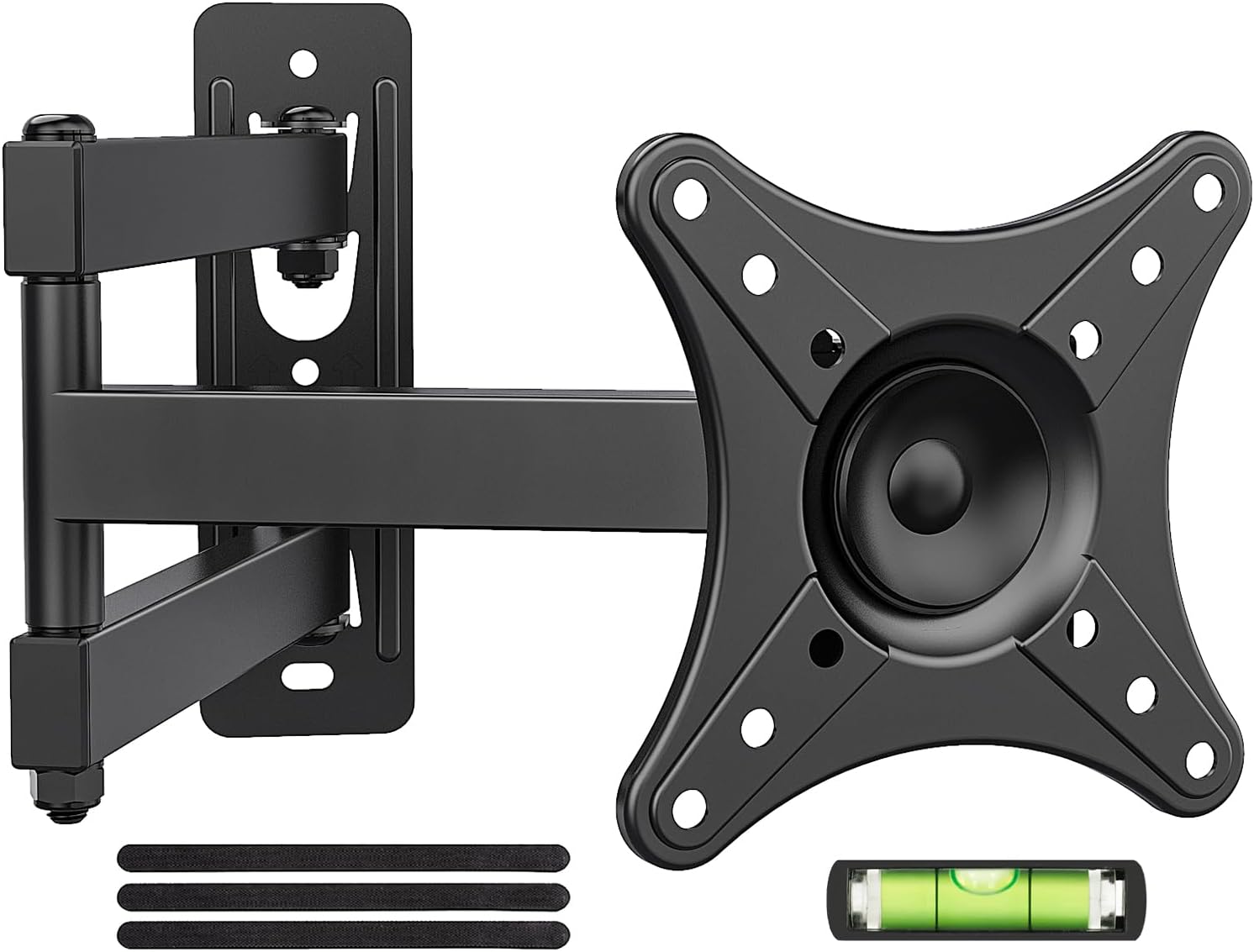 USX MOUNT Single Stud TV Wall Mount for 13-32 Inch TVs, Full Motion Swivel Tilt Articulating Bracket, 33LBS Capacity