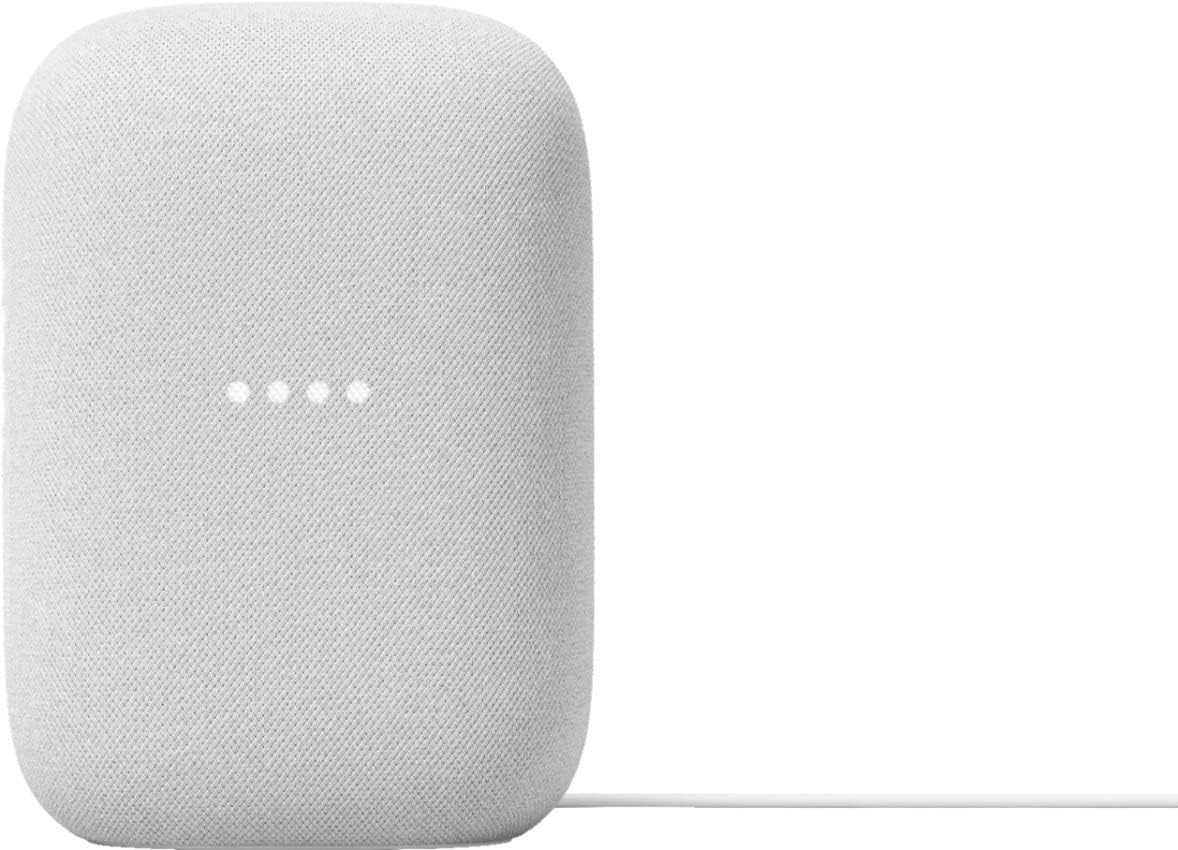 Google Nest Audio Smart Speaker - Chalk White Wireless Music Streaming, Wi-Fi Bluetooth