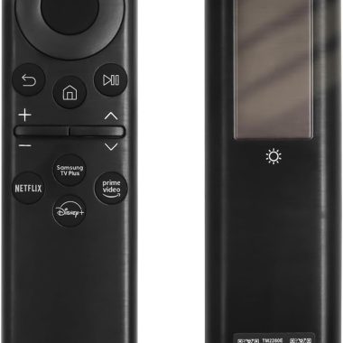 Solar Voice Replacement Remote for Samsung Smart TVs Neo QLED The Frame Crystal - Rechargeable