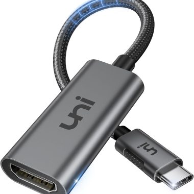 uni USB-C to HDMI Adapter 4K 60Hz Thunderbolt 3/4 for MacBook iPad Surface Galaxy