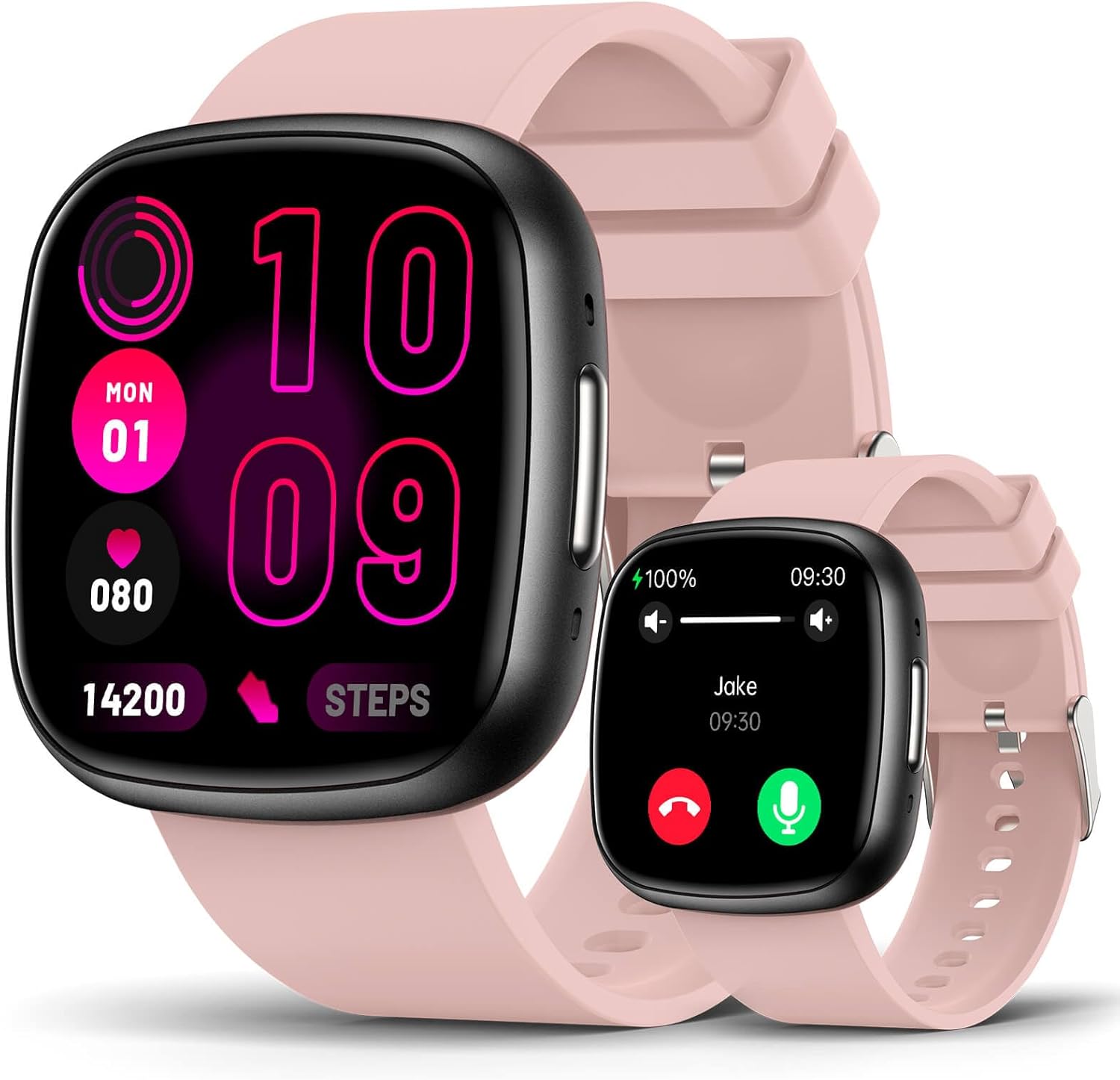 Women's 1.72" HD Smart Watch, Waterproof Fitness Tracker, 135 Sports Modes, HRV Spo2 Monitor