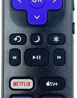 ONN Roku TV Replacement Remote 4K Ultra HDTV Renewed with Streaming Buttons