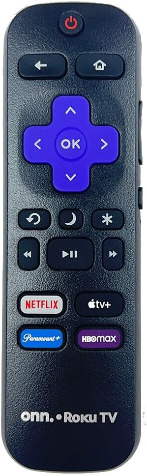 ONN Roku TV Replacement Remote 4K Ultra HDTV Renewed with Streaming Buttons