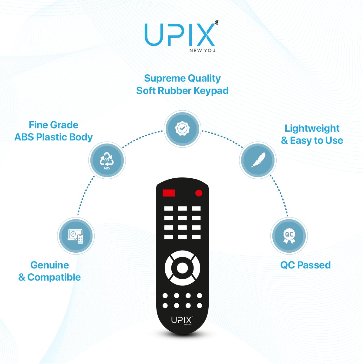 Upix Voice Smart TV Remote Control AKB76039908 for LG LCD LED MR22GA Pointer Hotkeys - Image 5