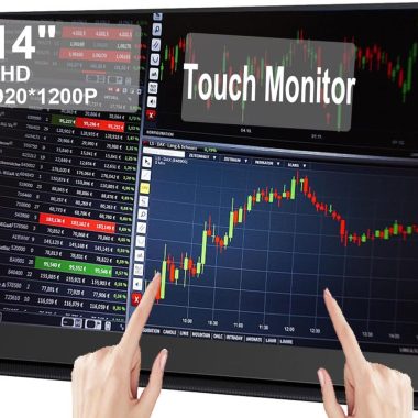 14 Inch Portable Touchscreen Travel Monitor 1920x1200 IPS HDR Extender for Laptops Phones Gaming