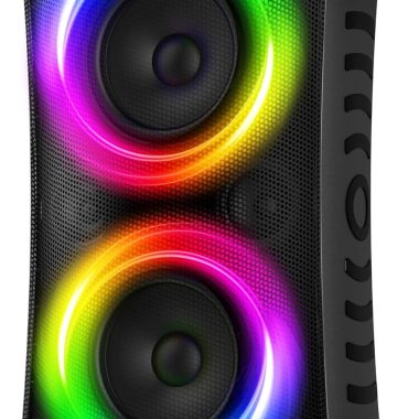 Portable 260W Peak Bluetooth Speaker, 15 Hour Playtime, Loud Outdoor Wireless Audio