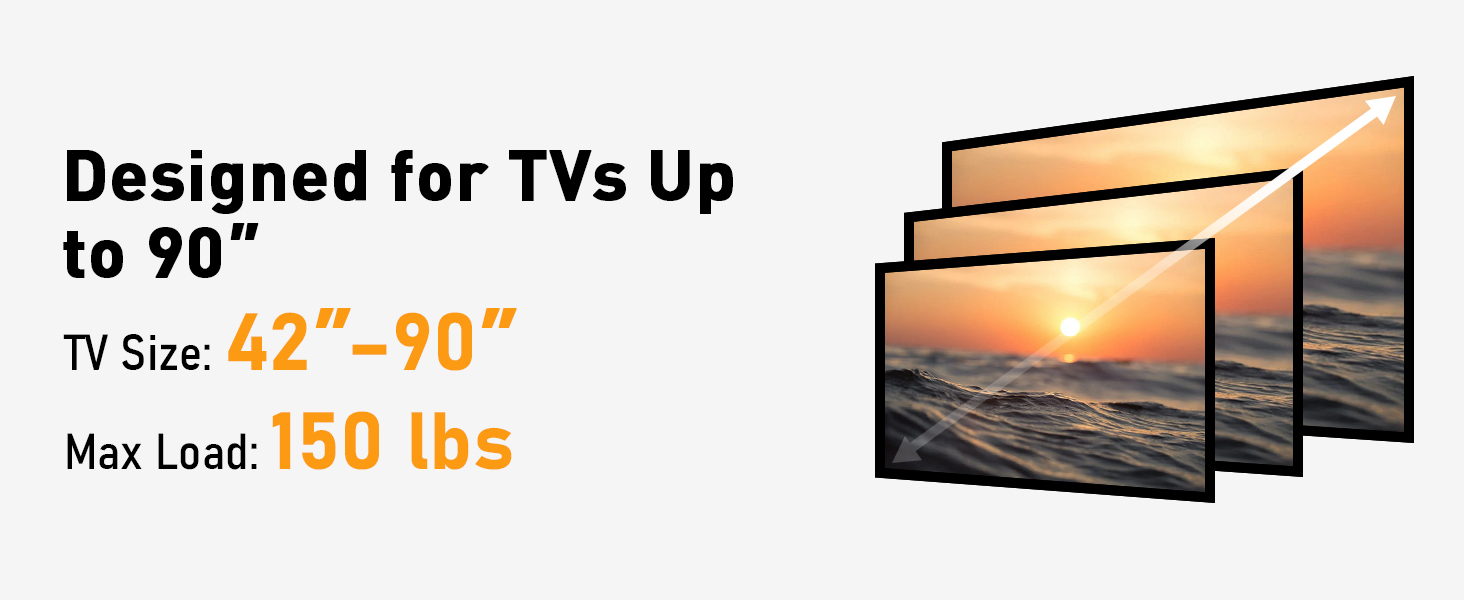 tv wall mount 85 inch