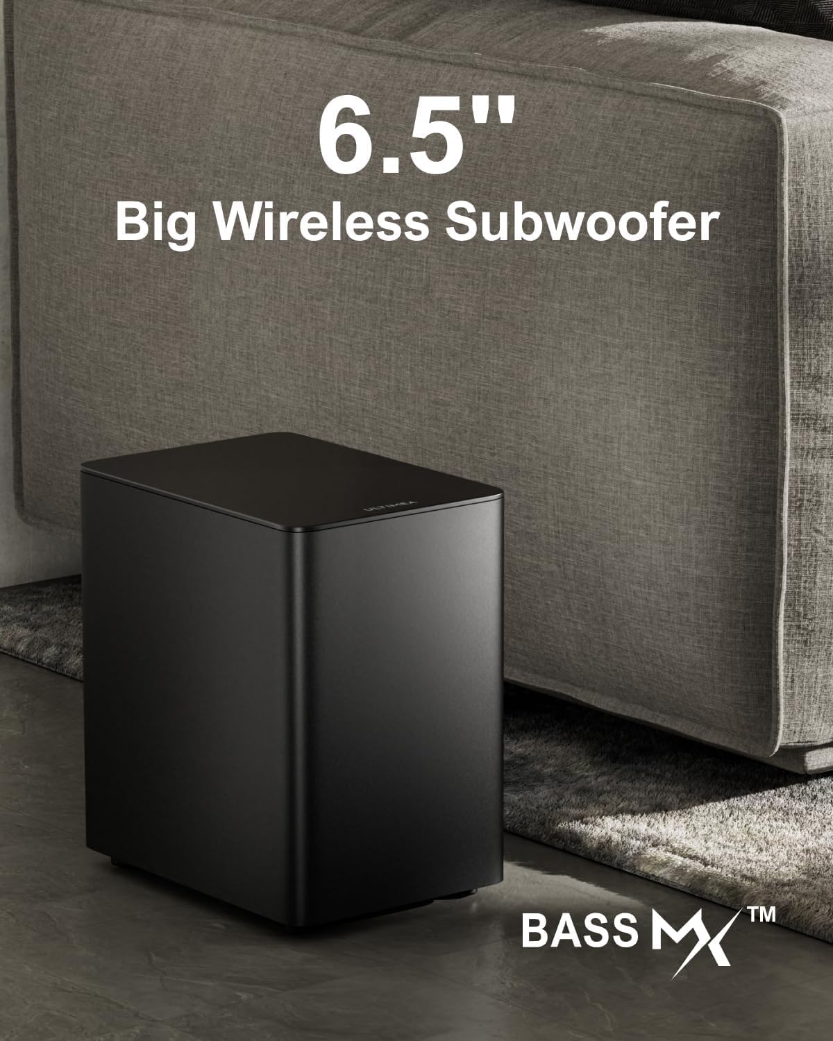 ULTIMEA Poseidon D80 460W 7.1 Surround Sound System with Dolby Atmos, 6.5" Subwoofer, 4 Wired Speakers, APP Control, 2025 Upgrade - Image 9