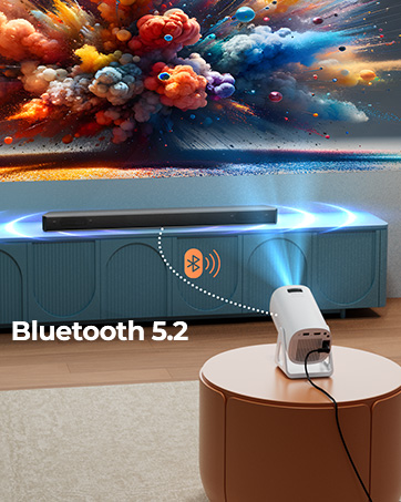 Bluetooth projector