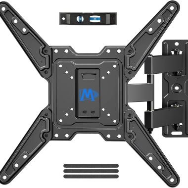 Mounting Dream Full Motion TV Wall Mount for 26-55 Inch TVs, 77lbs Capacity, Swivel Tilt Bracket