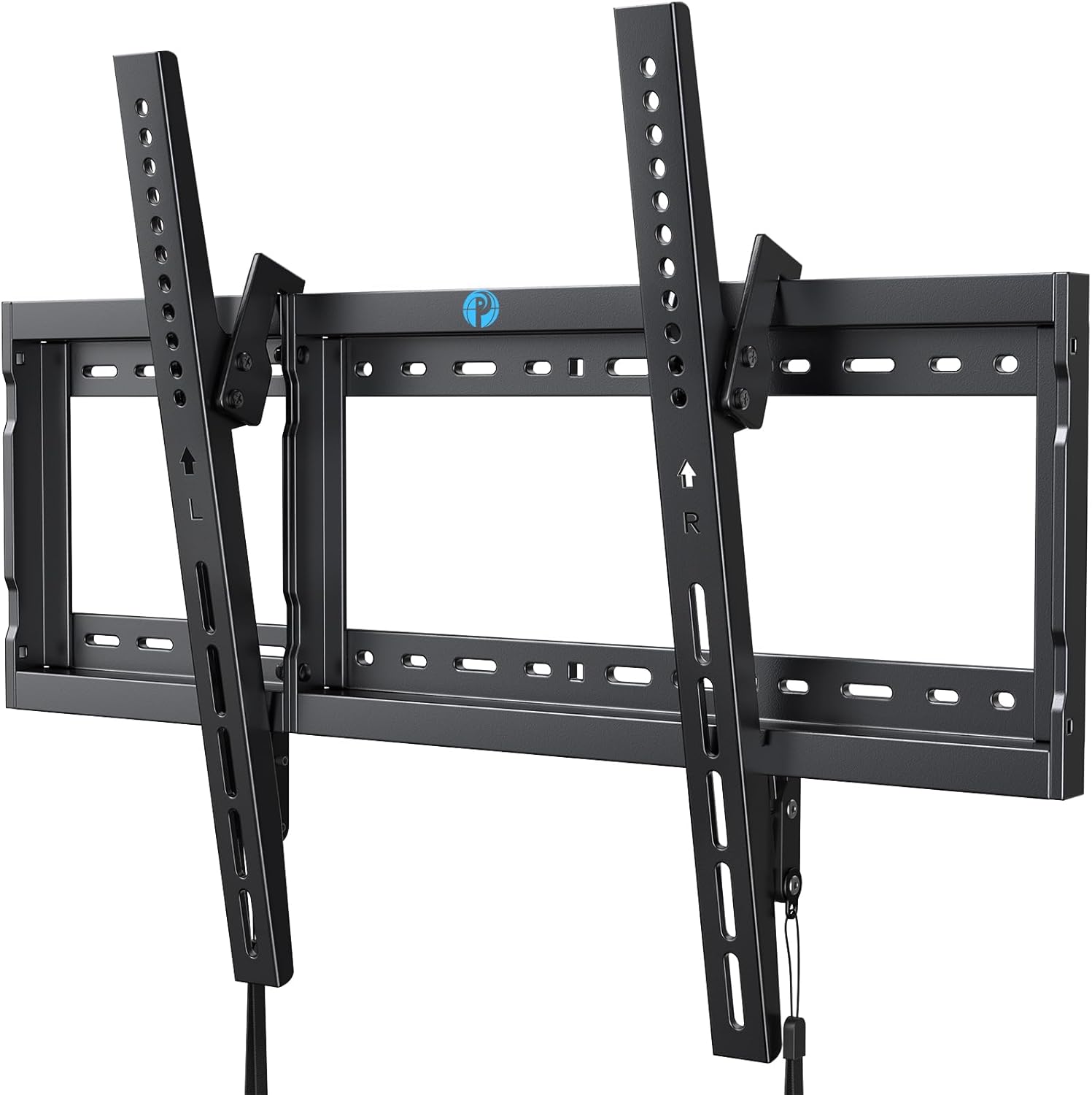Pipishell Low Profile Tilt TV Wall Mount for 37-75 Inch TVs, 132lbs Capacity, Fits 16-24 Inch Studs, Max VESA 600x400