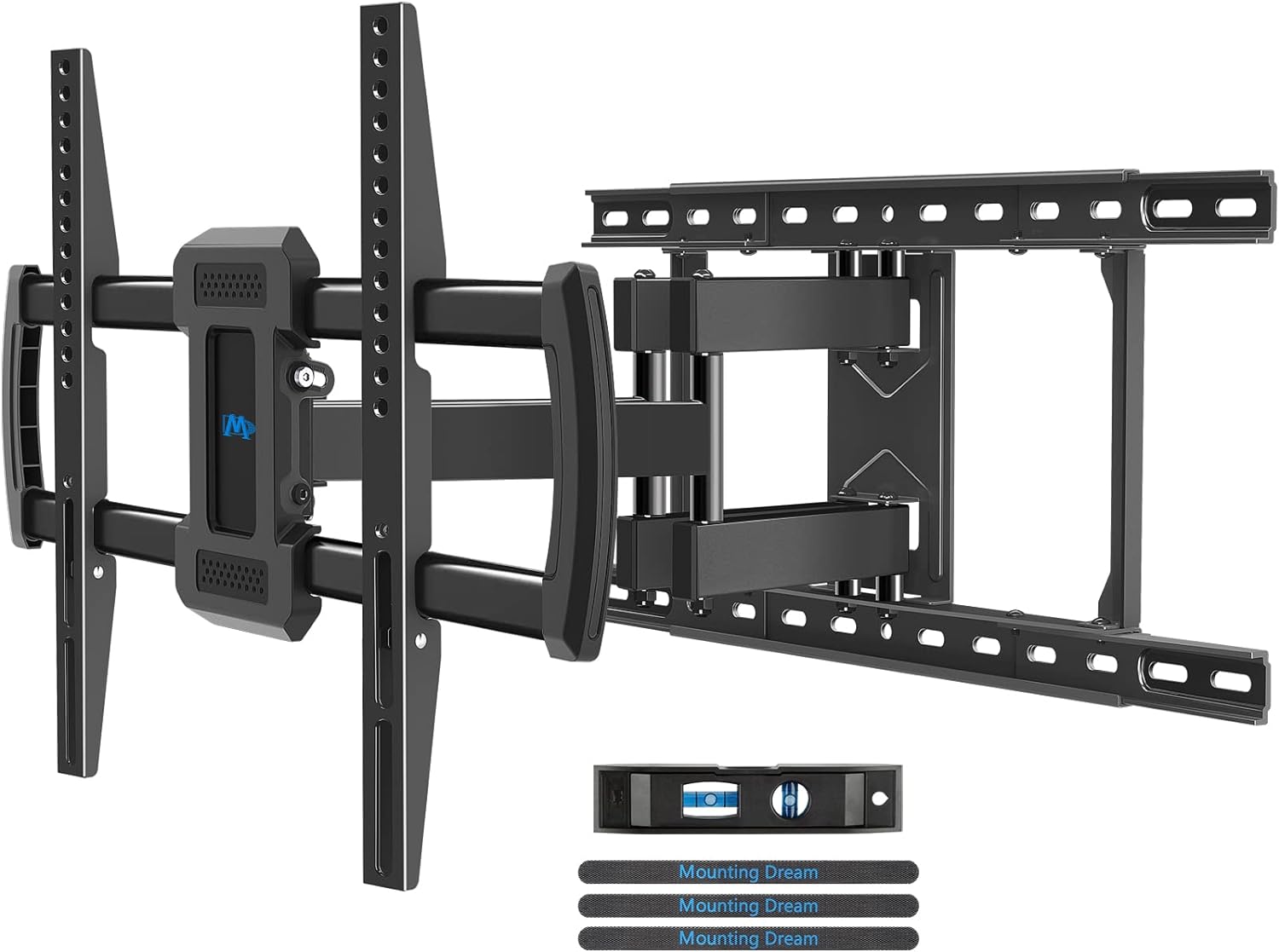 Mounting Dream Full Motion TV Wall Mount for 42-84 Inch TVs, 100LBS Capacity, Fits 16-24 Inch Studs