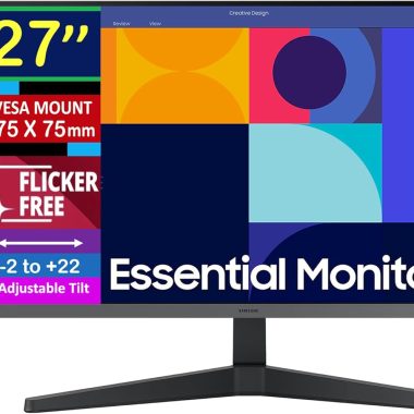 Samsung 27 Inch FHD IPS Computer Monitor with AMD FreeSync, Eye Care, VESA Mount, USB Expander