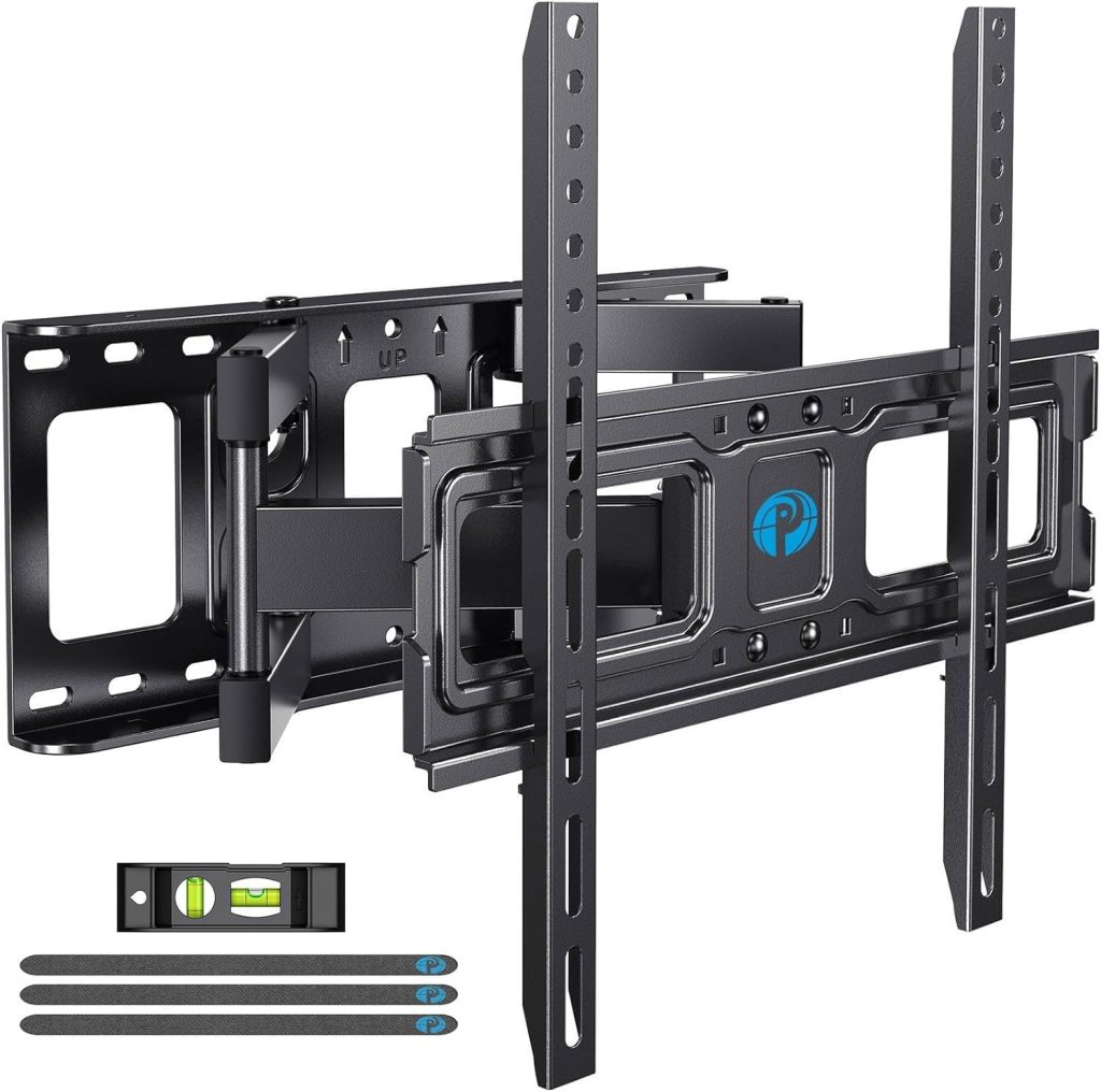 Pipishell Full Motion Articulating Swivel TV Wall Mount for 26-65 inch TVs up to 99lbs