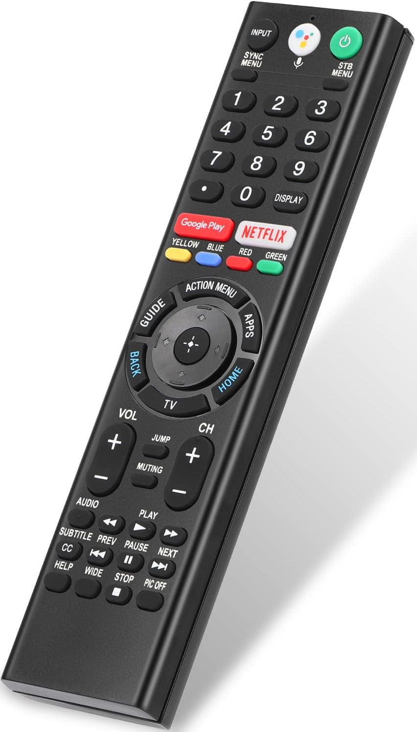 Gvirtue Replacement Voice Remote RMF-TX310U for Sony Bravia 4K 8K UHD Smart Android Google TVs with Netflix Google Play Buttons