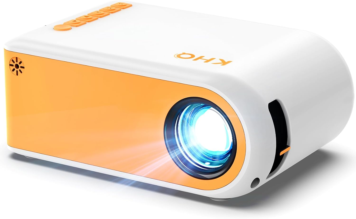Upgraded Portable Mini Projector Supports 1080P, 170" HD Display, Stylish Design