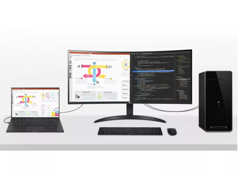 LG UltraWide Monitor Multi-Tasking