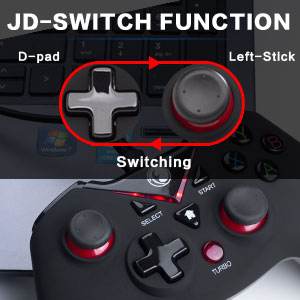 V-one Wired PC Game Controller for PC Windows(XP/7/8/10)