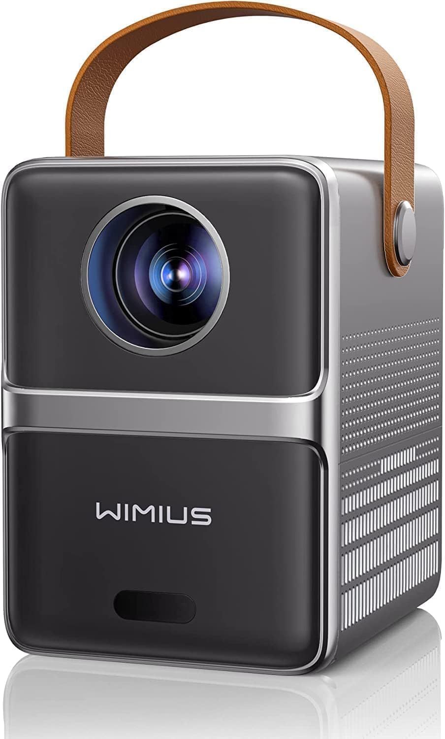 WiMiUS 1080P Portable Mini Projector with WiFi Bluetooth Electric-Focus 550 ANSI Outdoor Home Theater