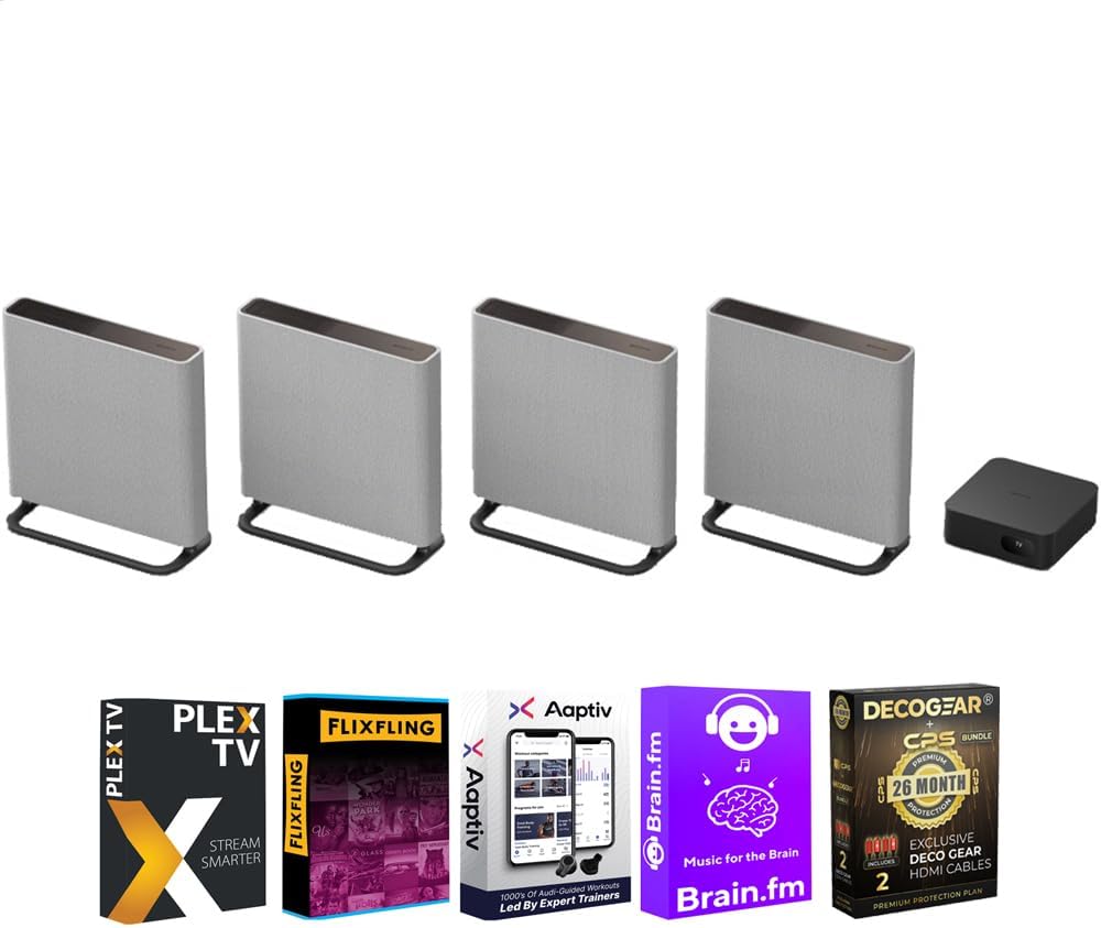 Sony BRAVIA Theater Quad 16 Speaker System Dolby Atmos DTSX New with Tech Smart USA Essentials Bundle & 26 Month Protection Pack