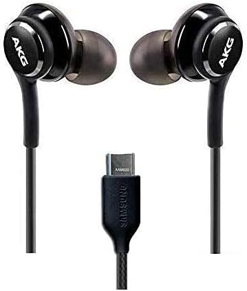 OEM AKG Tuned Black USB-C Stereo Headphones with Microphone for Samsung Galaxy Note 20 S20 Series