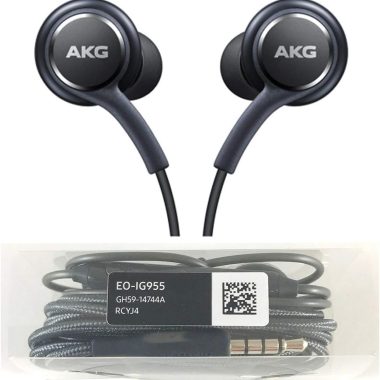 Samsung Wired Earphones with Microphone and Volume Control 3.5mm Black Stereo Headphones Compatible with Galaxy S10 S9 S8 A31 A71