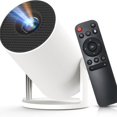 Smart Portable Mini Projector 1080P 4K Support Wi-Fi 6 Bluetooth 5.4 Auto Keystone iOS Android