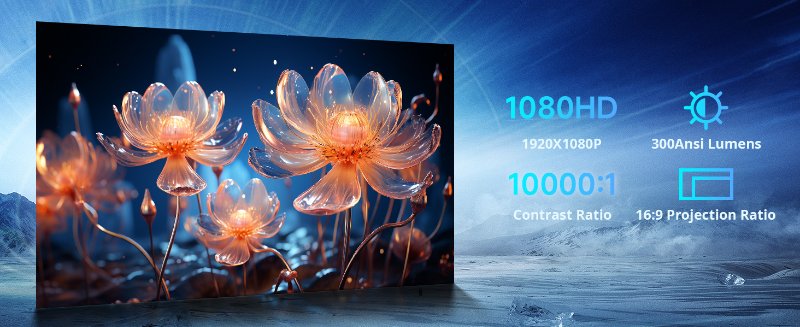 1080P projector 4K