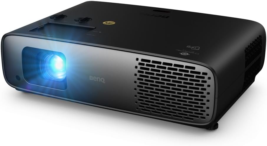 BenQ W4100i 4K HDR Smart Home Theater Projector 3200 Lumens 100% DCI-P3 Factory-Calibrated Android TV