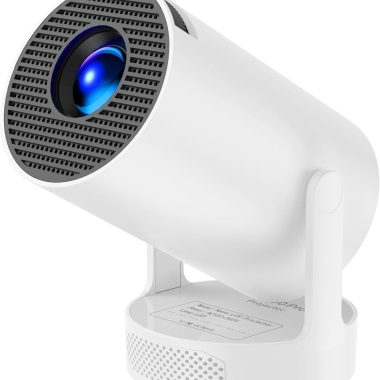 150 Inch 4K UHD Mini Projector 280 ANSI Android WiFi 6 Bluetooth 5 Rotatable