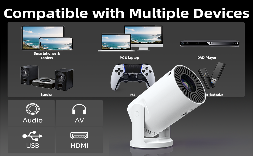 Wireless Mini Projector Image 2