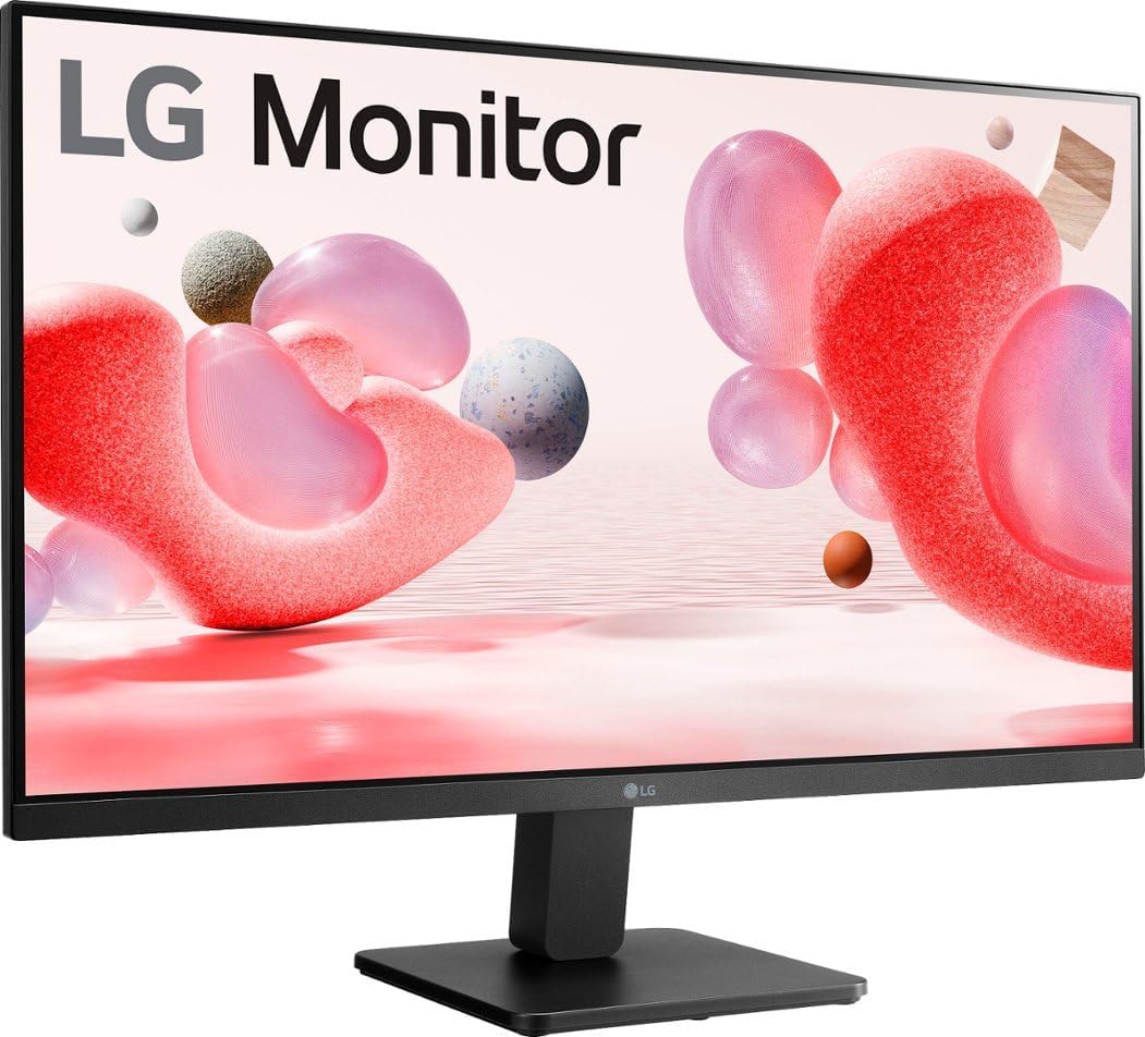 LG 27 Inch FHD IPS Monitor 100Hz 5ms AMD FreeSync Premium Black with HDMI Cable - Image 2