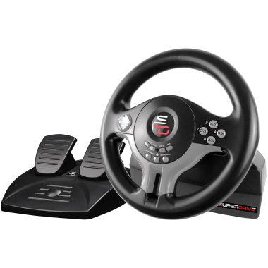 Nintendo Switch 2, PS4, Xbox Series X/S, PC Subsonic SV250 Racing Wheel with Pedals and Gearshift