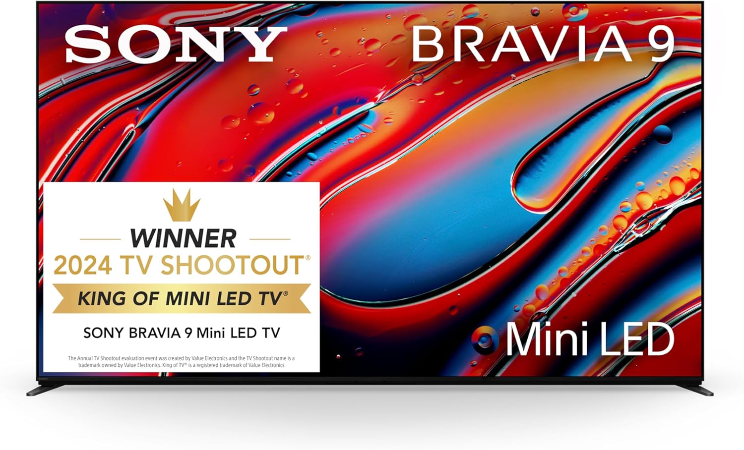 Sony 65 Inch XR90 Series Bravia Mini LED HDR QLED 4K Google TV with Austere 4-Outlet Power Omniport USB (New 2024) - Image 2