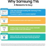 55″ Class 4K QLED Q7F Series Vision AI Smart TV (2025 Model, 55Q7F) Quantum HDR, Object Tracking Sound Lite, Q4 AI Gen1 Processor, 4K upscaling, Gaming Hub 5