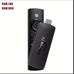 4K Ultra HD Android TV Stick – Allwinner H313 Quad-Core, Android 10.0, 1GB RAM, 8GB Storage, Dual-Band WiFi 2.4G & 5G, H.265 4K@60fps Decoding, HD Plug & Play with Remote Included. 1