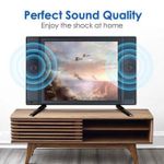 19inchs HD LED TV Solar Flat Screen Television (AC/DC) HDMI/USB/VGA – Black 1