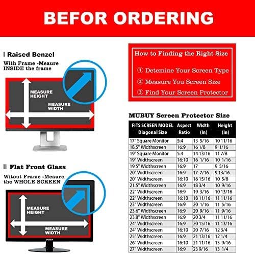 2 Pack 23 Inch Matte Anti Glare Computer Screen Protector for 16:9 Monitors - Image 3