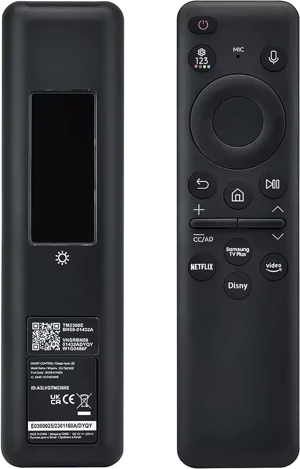 2023 Solar Voice Remote Control BN59-01432A for Samsung Neo QLED 8K HDR Smart TVs
