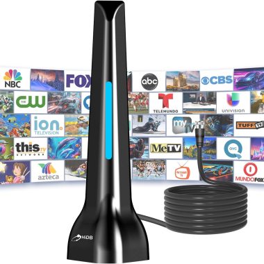 2025 Upgraded Smart TV Indoor HDTV Antenna Long Range 360° Reception 4K 1080p