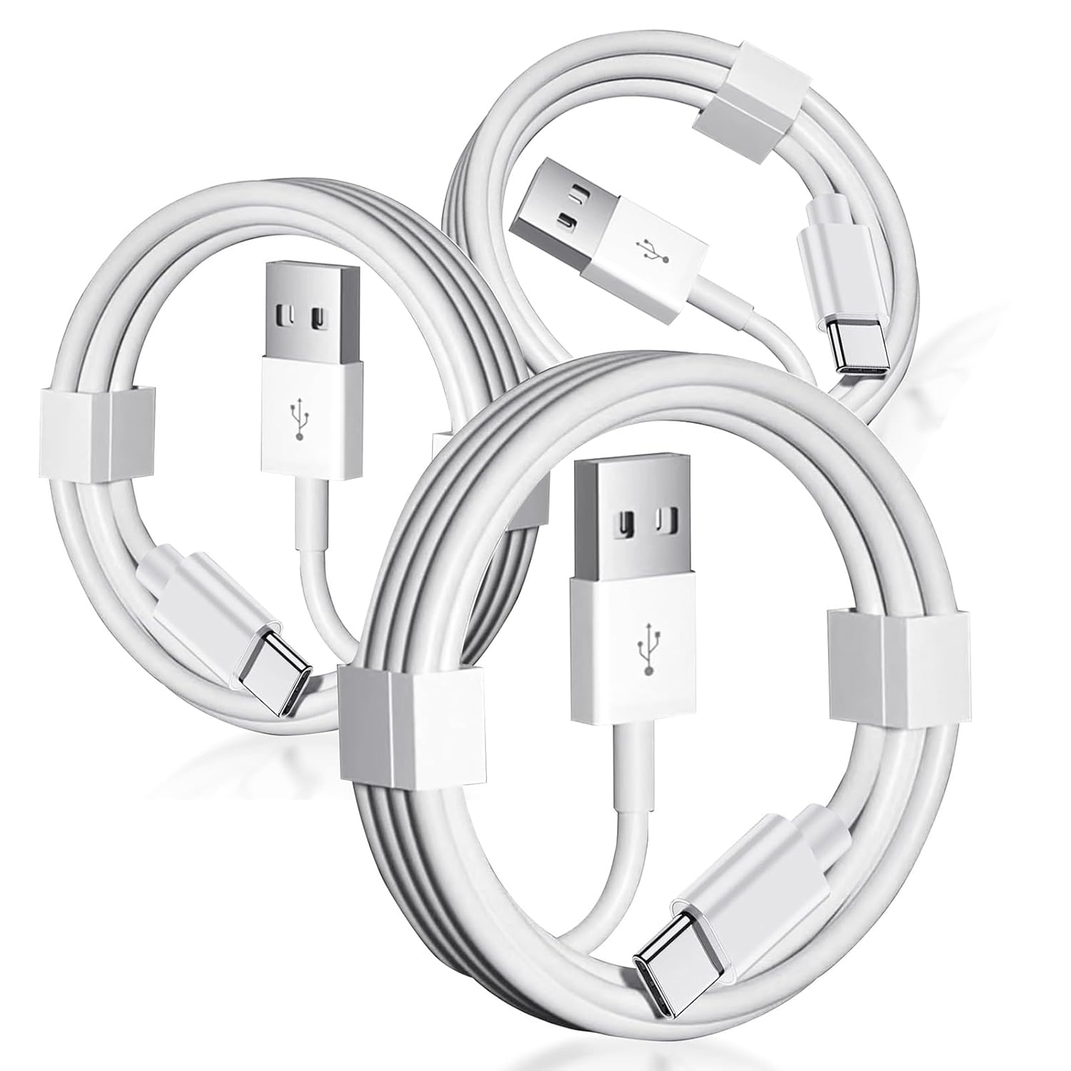3 Pack 15ft iPhone 16 15 Carplay USB C Fast Charging Data Cables for TV Remote iPad