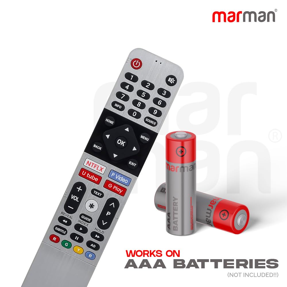 marman Replacement Remote for Kodak Smart TV XC9000 TB5000 Series 4K LED OLED Non-Voice Hotkey Model - Image 4
