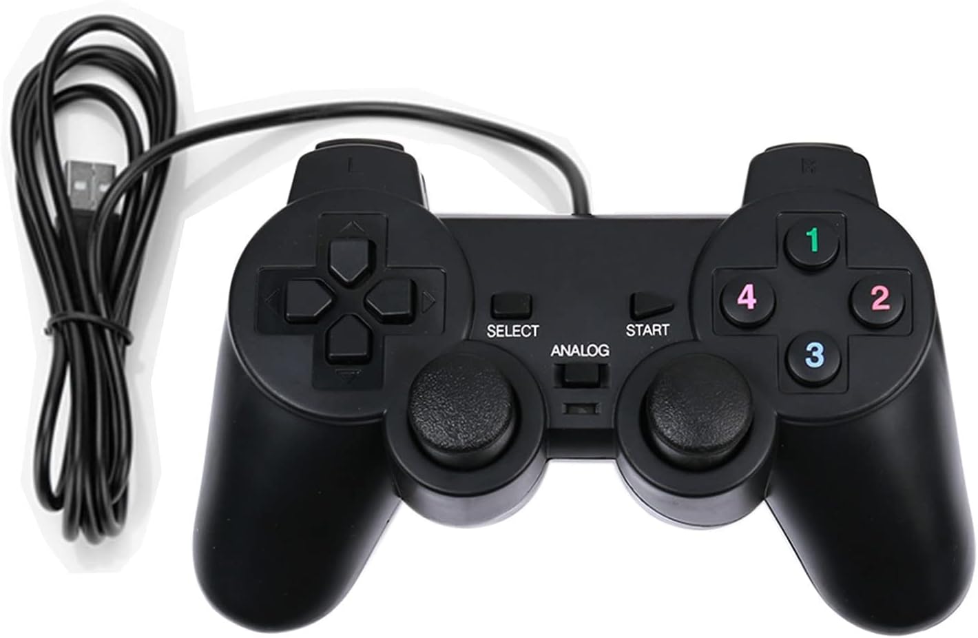Wired USB PC Game Controller Dual Vibration 6ft Cable for Windows 11/10/8/7 & Raspberry Pi Gaming - Image 8